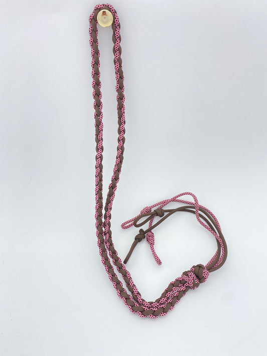 a handcrafted hunting lanyard for predator or prey calls built with 550 paracord