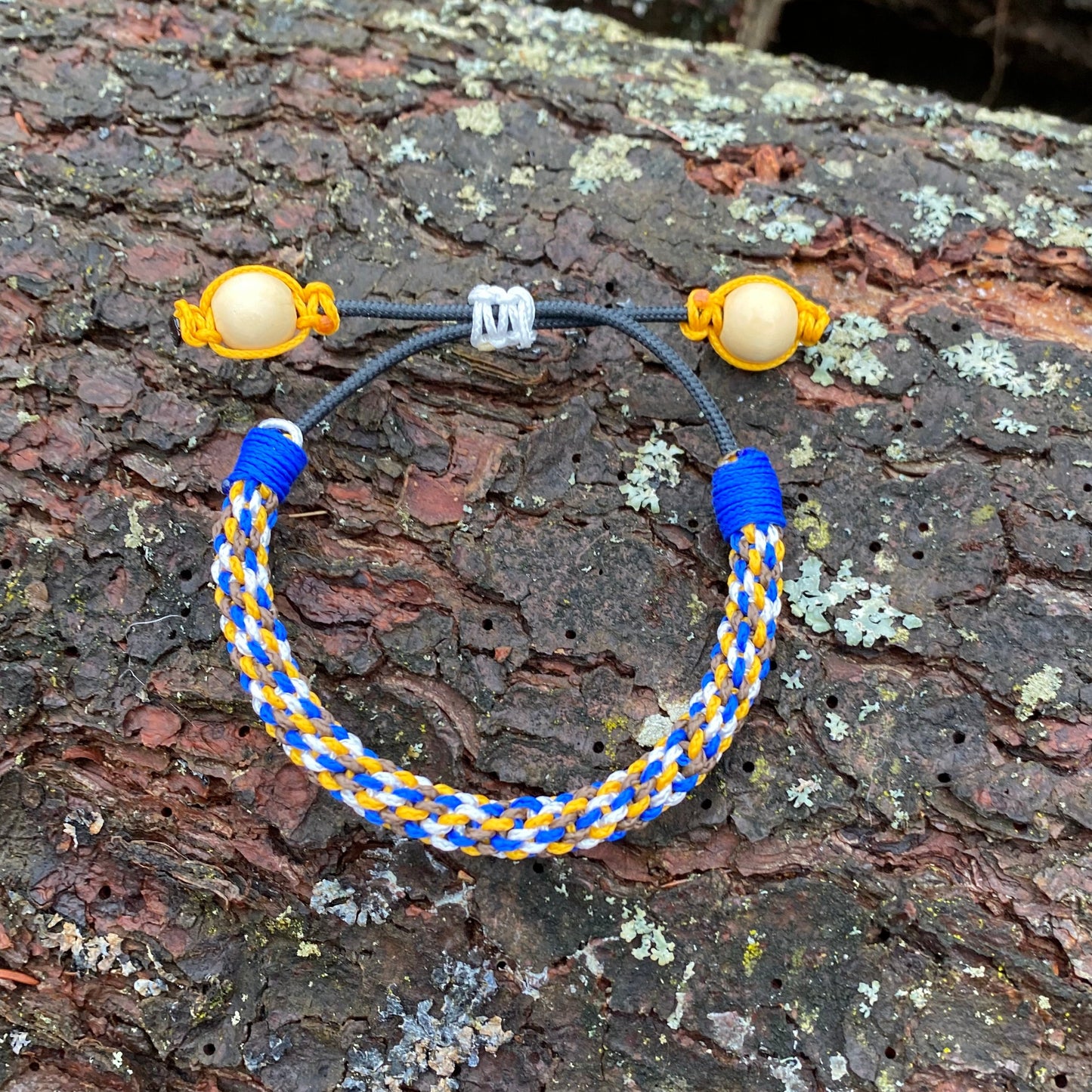 Custom Adjustable Paracord Kumihimo Bracelet, Choose Your Own Colors