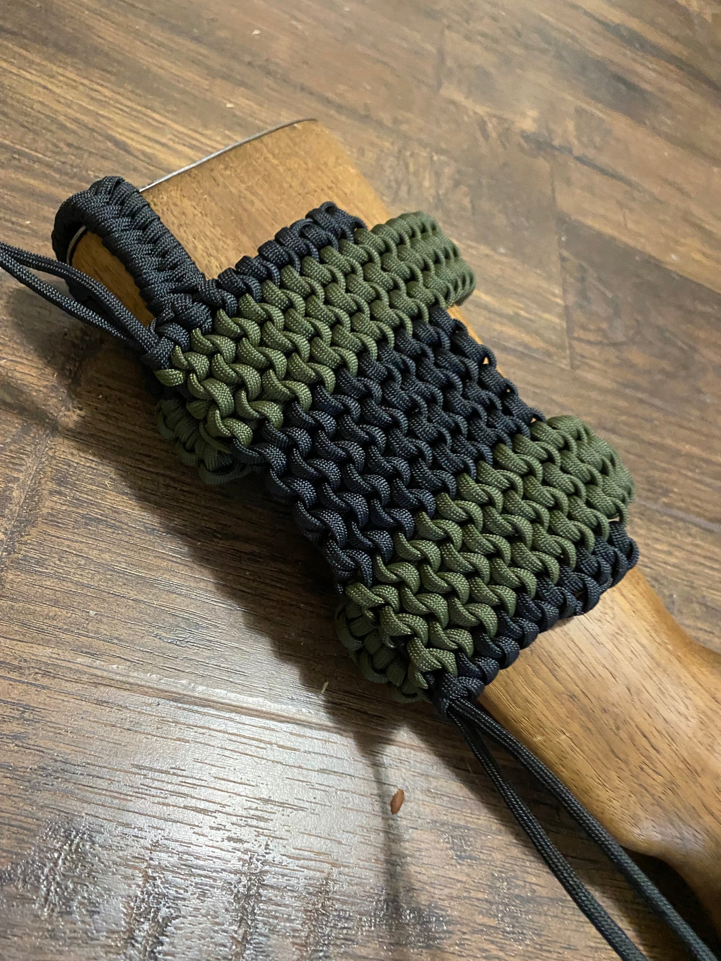 Snake Knot Ammunition Holder, Olive Drab and Black