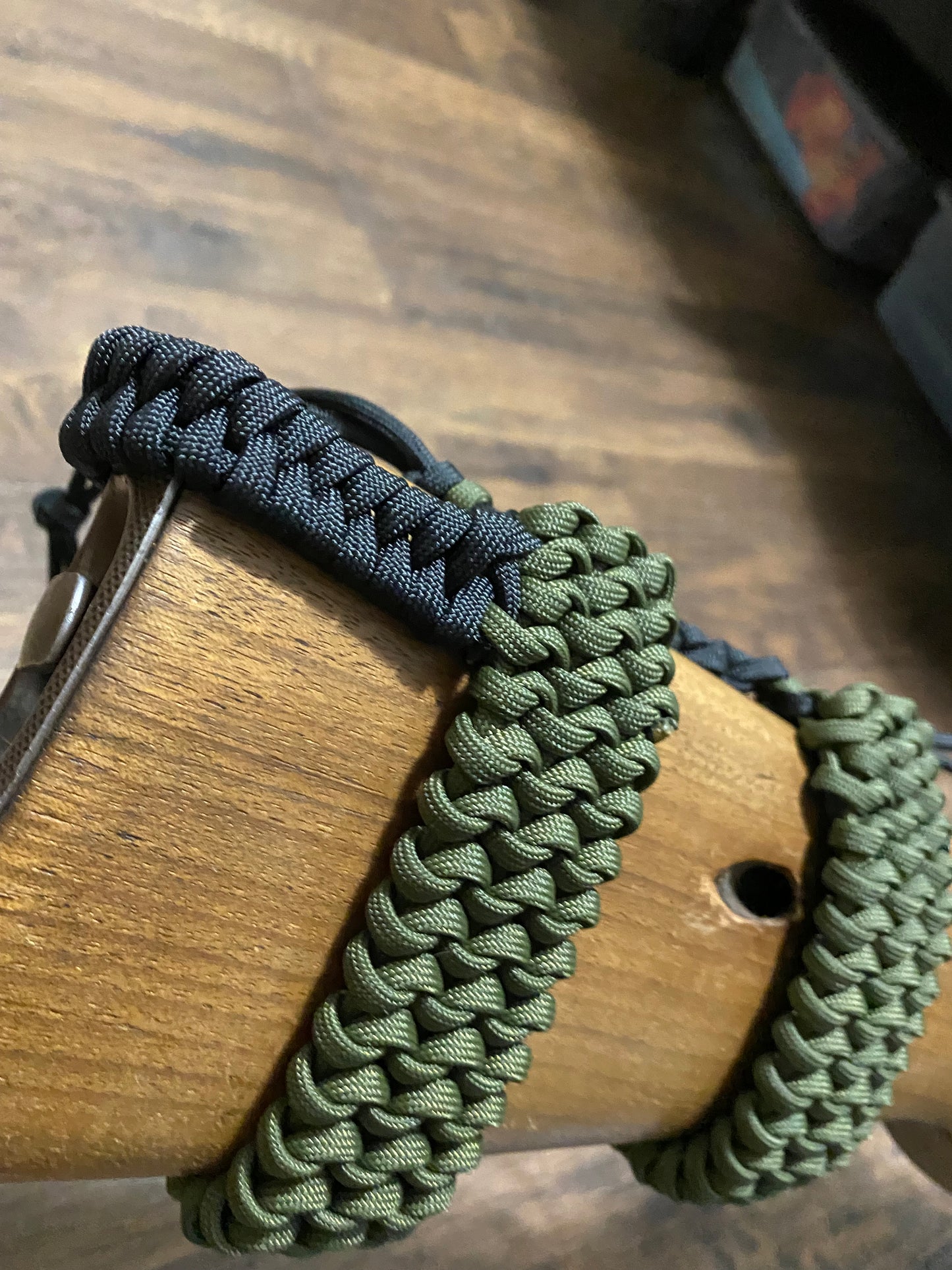 Snake Knot Ammunition Holder, Olive Drab and Black