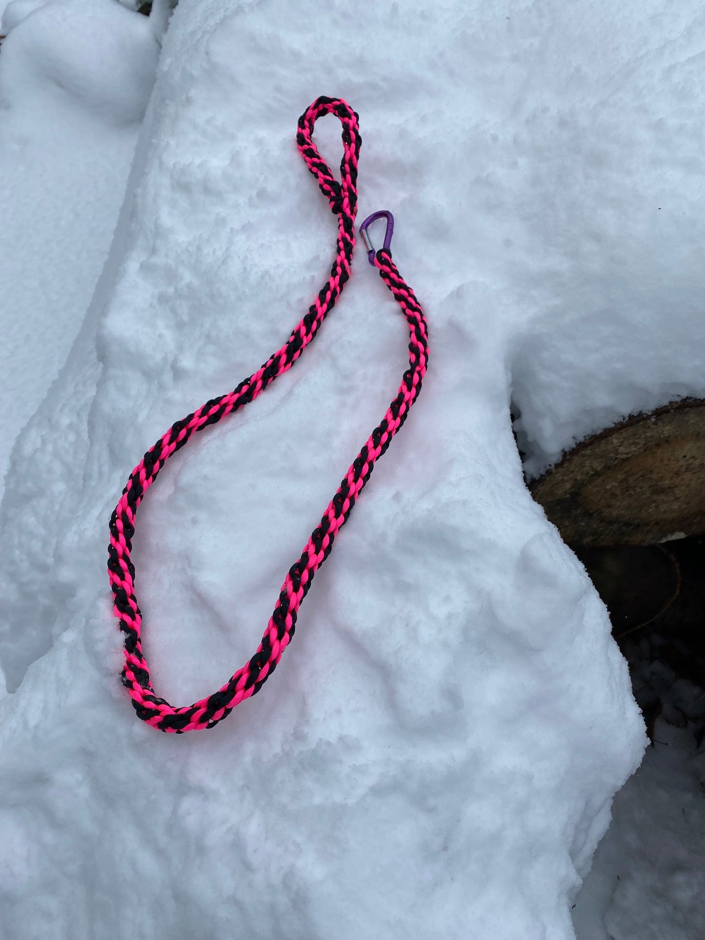 Custom Paracord Leash, Kumihimo Round Braid