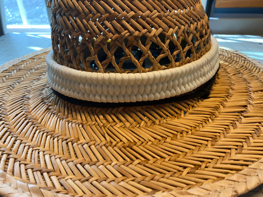 Custom Paracord Hatband, Adjustable, Trilobite Weave