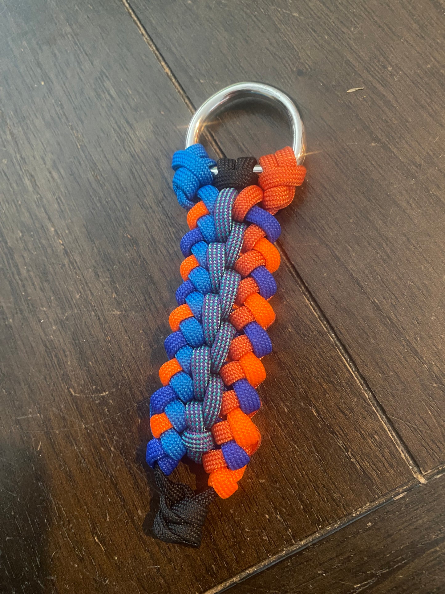 Custom Paracord Sanctified Keychain, Choose your Weave Subtype, Colors, and Hardware