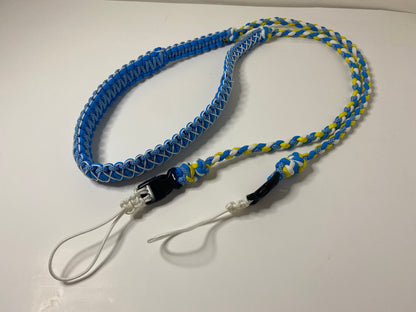 Custom Paracord Dual Weave Fancy Binocular Lanyard, Choose your Colors, Length, and Hardware