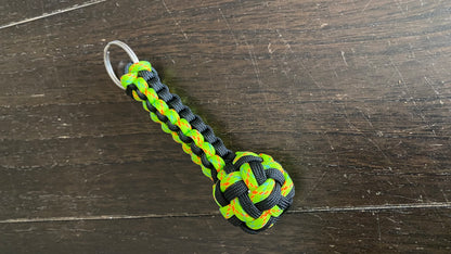Custom Paracord Globe Knot Keychain