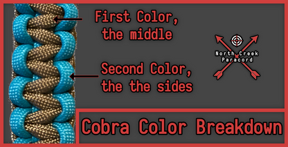 Custom Paracord Cobra Lanyard, Choose your Colors and Hardware
