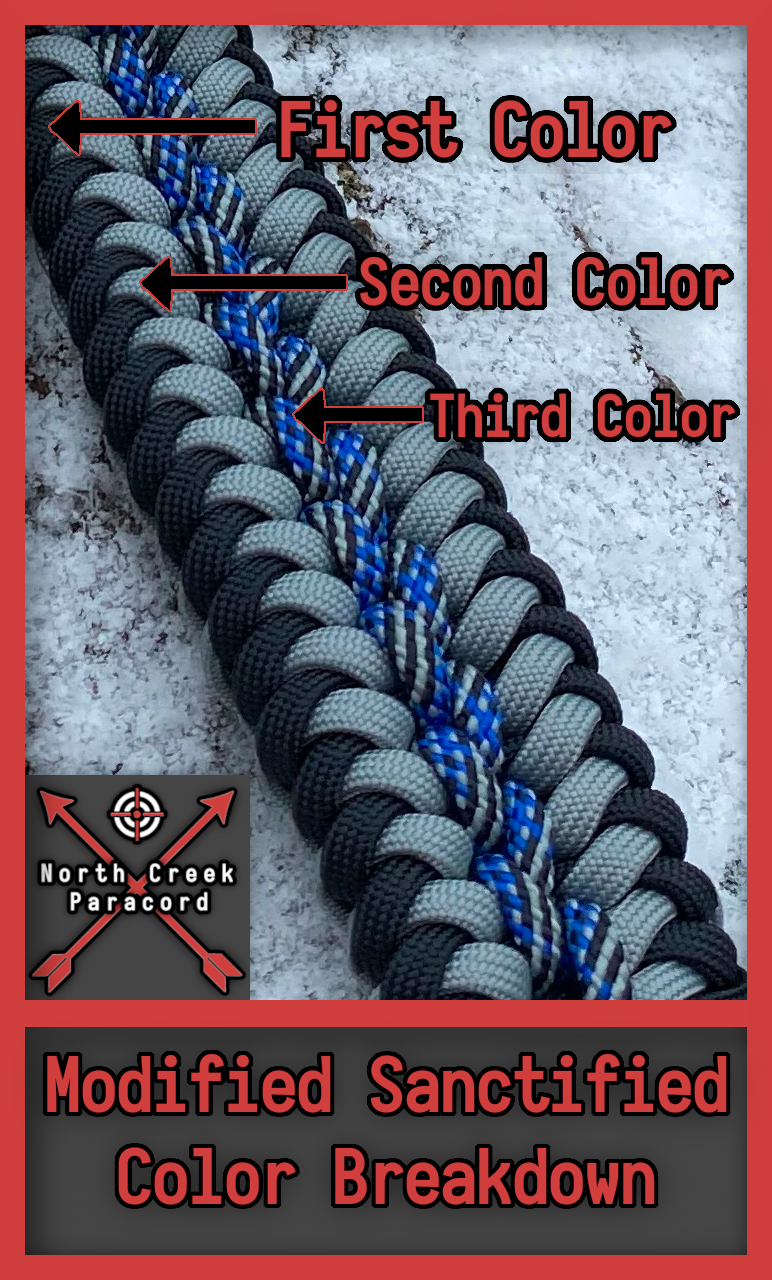 Custom Adjustable Paracord Modified Sanctified Shoulder Bow Sling