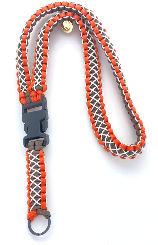 Custom Paracord Cobra Lanyard, Choose your Colors and Hardware