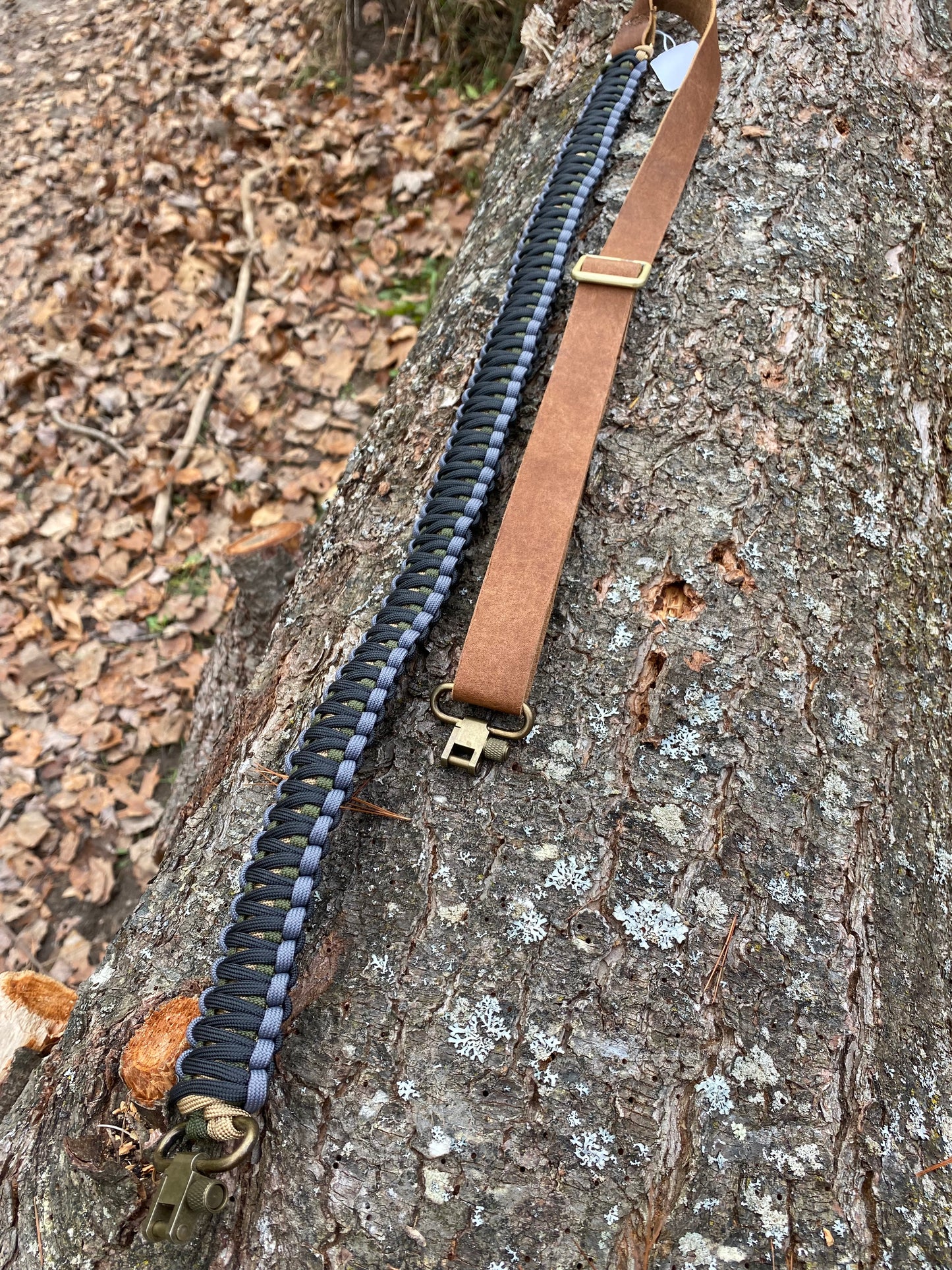 Custom Paracord Rifle Sling, Cobra Weave, Adjustable, Choose your own rifle clip