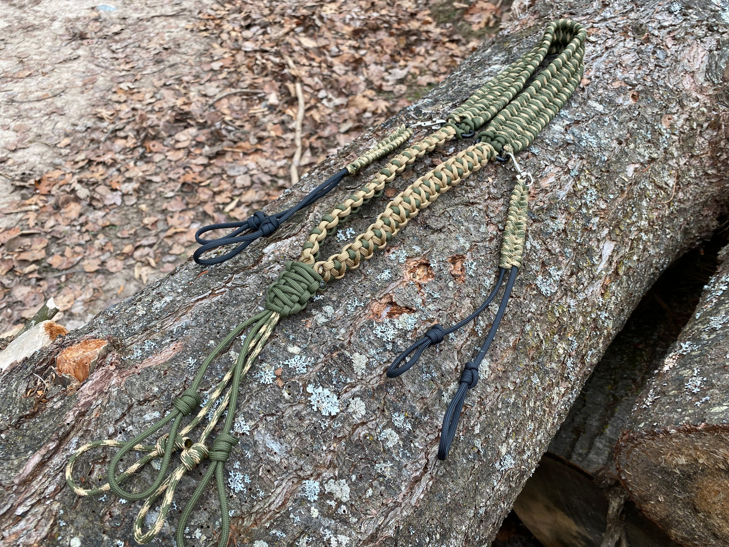 Custom Paracord Solomon’s Dragon Game Call Lanyard, Choose Your Colors, and Neckband Weave