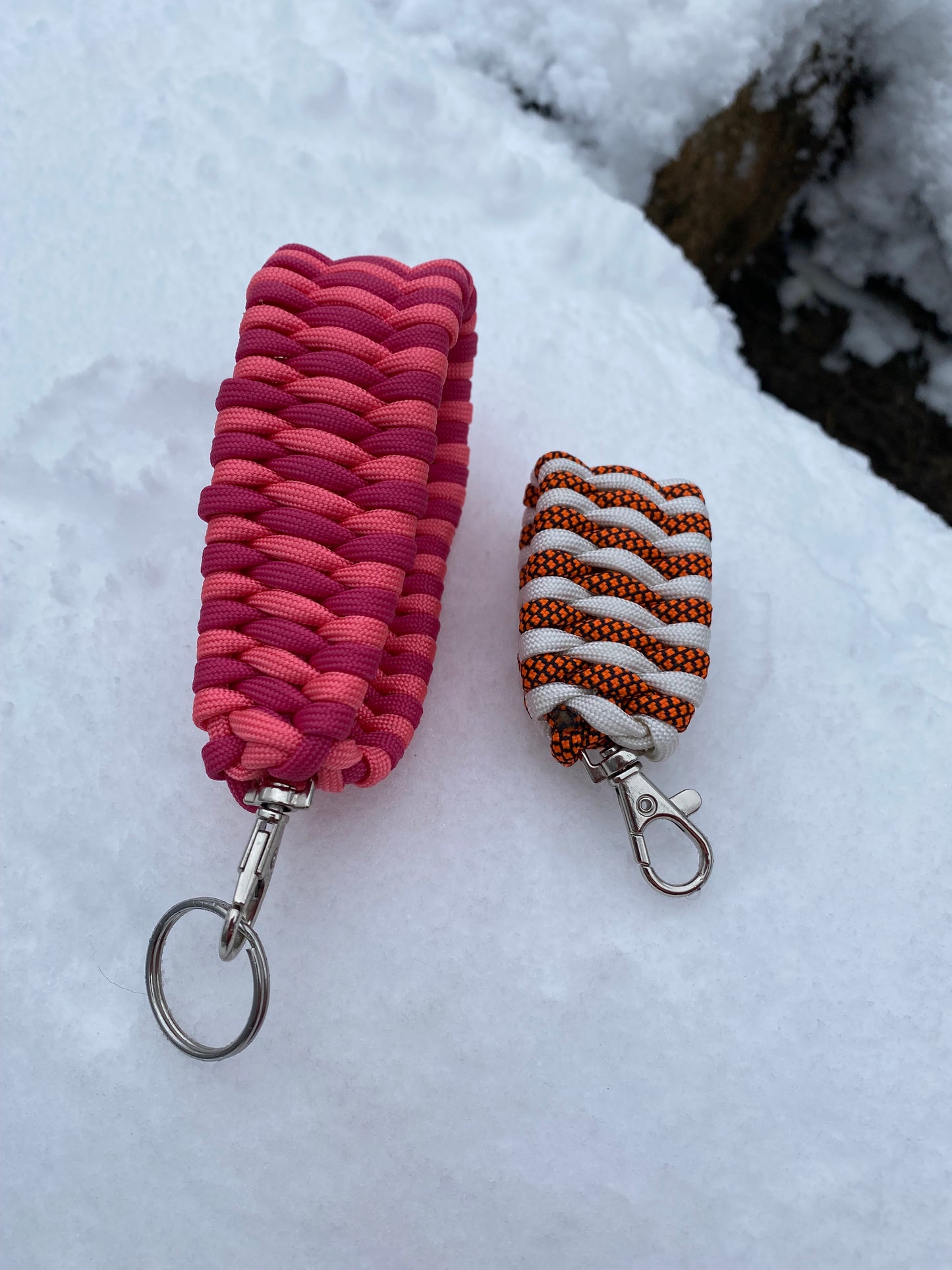 Custom Paracord Keychain, Choose your Color, Weave, Hardware, and Size