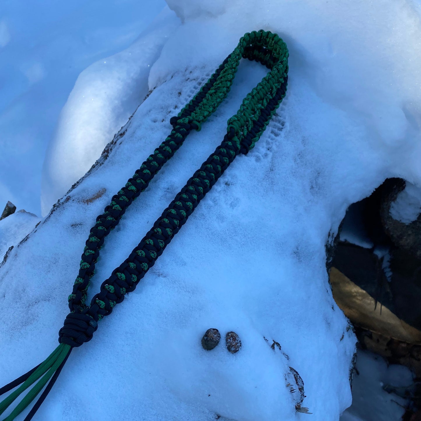 Custom Paracord Solomon’s Dragon Game Call Lanyard, Choose Your Colors, and Neckband Weave